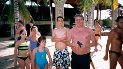 Roberto at Beach Park near Fortaleza, Brazil in 2000