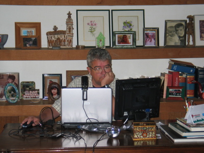 Roberto computing in September 2007